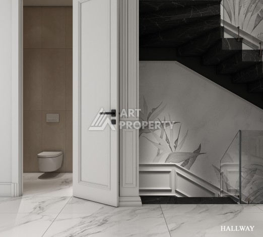 Роскошные виллы 4+1 с личным бассейном и гаражом в районе Каргыджак, 339 – 365 кв.м. - Ракурс 44