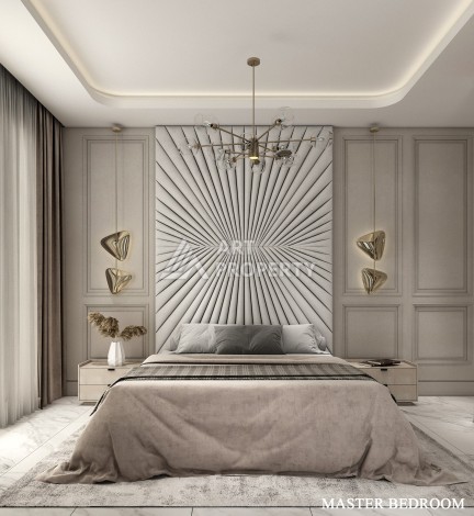 Роскошные виллы 4+1 с личным бассейном и гаражом в районе Каргыджак, 339 – 365 кв.м. - Ракурс 45