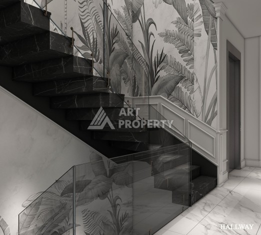 Роскошные виллы 4+1 с личным бассейном и гаражом в районе Каргыджак, 339 – 365 кв.м. - Ракурс 50