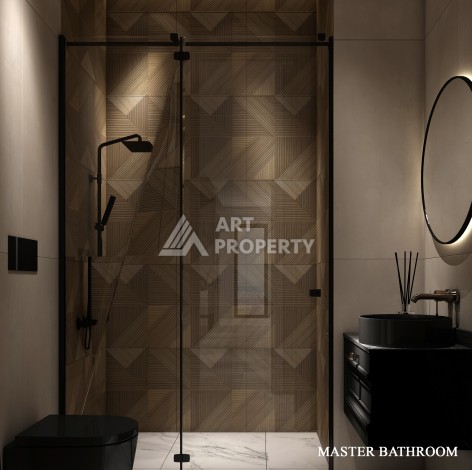 Роскошные виллы 4+1 с личным бассейном и гаражом в районе Каргыджак, 339 – 365 кв.м. - Ракурс 52