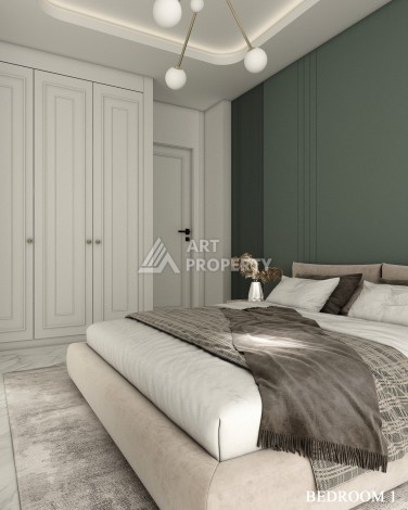 Роскошные виллы 4+1 с личным бассейном и гаражом в районе Каргыджак, 339 – 365 кв.м. - Ракурс 53