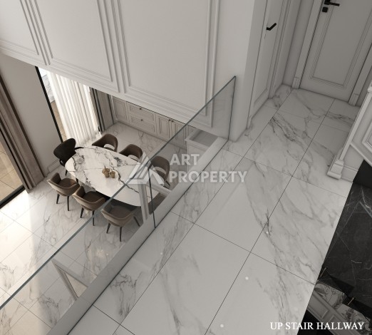 Роскошные виллы 4+1 с личным бассейном и гаражом в районе Каргыджак, 339 – 365 кв.м. - Ракурс 58