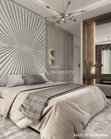 Роскошные виллы 4+1 с личным бассейном и гаражом в районе Каргыджак, 339 – 365 кв.м. - Ракурс 61