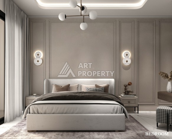 Роскошные виллы 4+1 с личным бассейном и гаражом в районе Каргыджак, 339 – 365 кв.м. - Ракурс 65