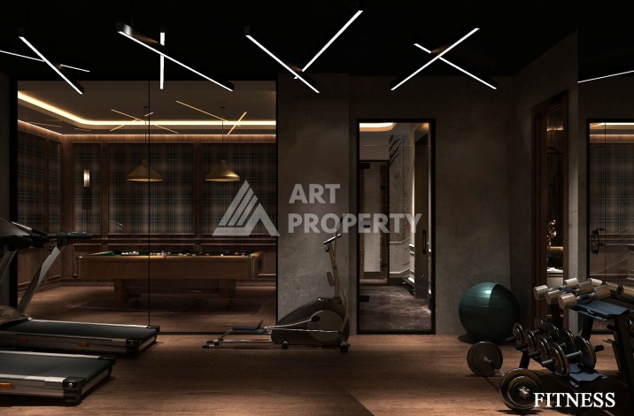 Роскошные виллы 4+1 с личным бассейном и гаражом в районе Каргыджак, 339 – 365 кв.м. - Ракурс 75