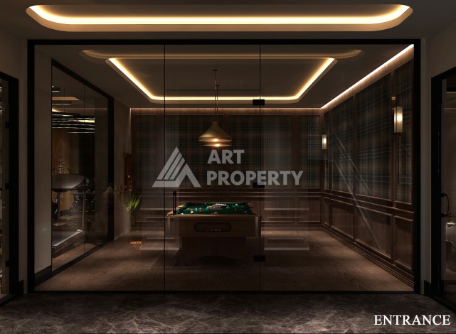 Роскошные виллы 4+1 с личным бассейном и гаражом в районе Каргыджак, 339 – 365 кв.м. - Ракурс 79