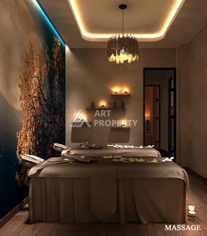 Роскошные виллы 4+1 с личным бассейном и гаражом в районе Каргыджак, 339 – 365 кв.м. - Ракурс 84