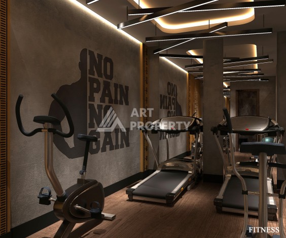 Роскошные виллы 4+1 с личным бассейном и гаражом в районе Каргыджак, 339 – 365 кв.м. - Ракурс 87