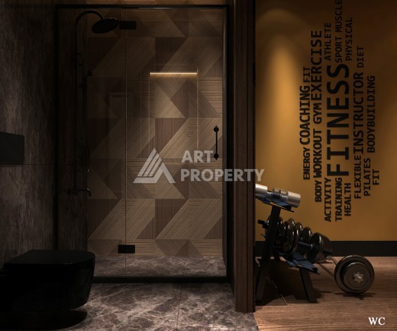 Роскошные виллы 4+1 с личным бассейном и гаражом в районе Каргыджак, 339 – 365 кв.м. - Ракурс 88