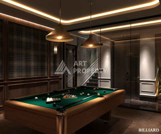 Роскошные виллы 4+1 с личным бассейном и гаражом в районе Каргыджак, 339 – 365 кв.м. - Ракурс 90