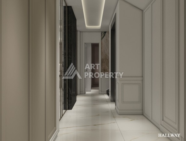 Роскошные виллы 4+1 с личным бассейном и гаражом в районе Каргыджак, 339 – 365 кв.м. - Ракурс 93