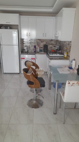 Просторная квартира 1+1 с мебелью, 60 кв.м. Махмутлар, Алания - Ракурс 3