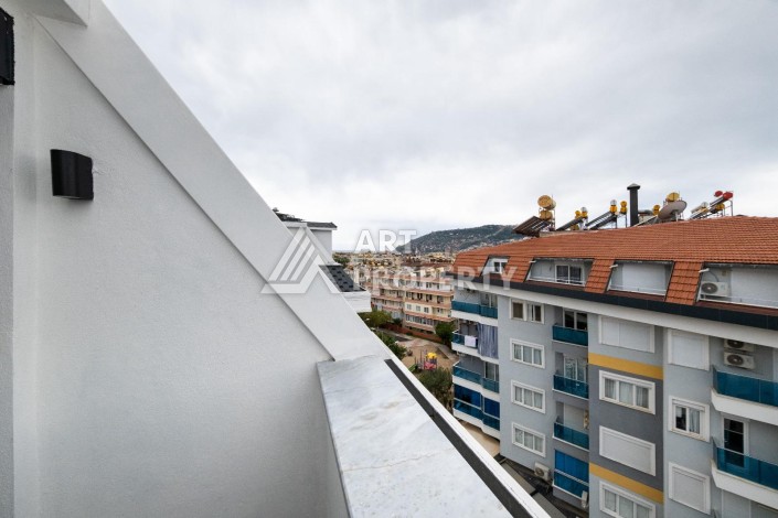 Дуплекс 3+1 в 550 метрах от пляжа в центре Алании. - Ракурс 15