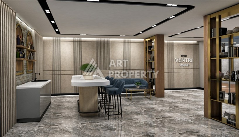 Современная квартира 2+1 в бутик-резиденции, в 370 метрах от пляжа Клеопатры - Ракурс 11