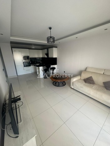 Просторная квартира 1+1 в резиденции с отельной концепцией, 65 кв.м. Тосмур, Алания - Ракурс 5