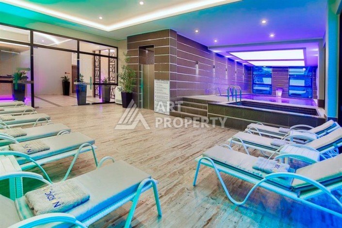 Просторная квартира 1+1 в резиденции с отельной концепцией, 65 кв.м. Тосмур, Алания - Ракурс 18