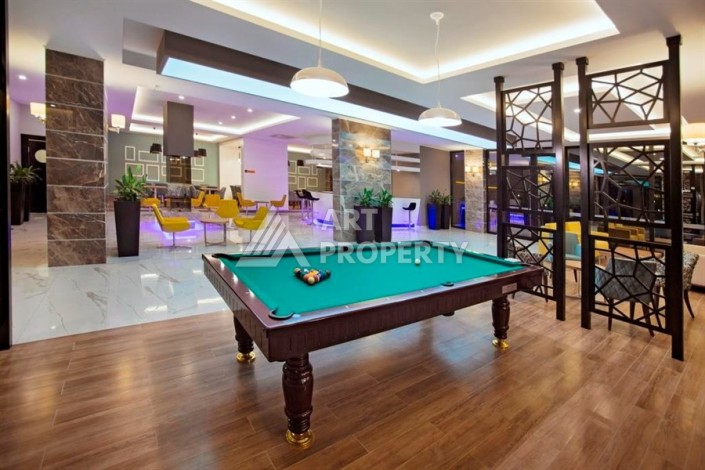 Просторная квартира 1+1 в резиденции с отельной концепцией, 65 кв.м. Тосмур, Алания - Ракурс 24