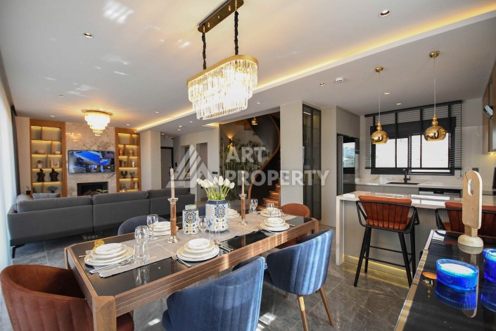 Роскошные виллы 3+1 и 4+1 видом на море от 210 до 273 кв.м. Каргыджак, Алания - Ракурс 6