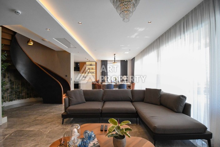 Роскошные виллы 3+1 и 4+1 видом на море от 210 до 273 кв.м. Каргыджак, Алания - Ракурс 9