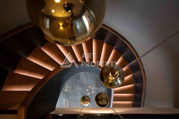 Роскошные виллы 3+1 и 4+1 видом на море от 210 до 273 кв.м. Каргыджак, Алания - Ракурс 30