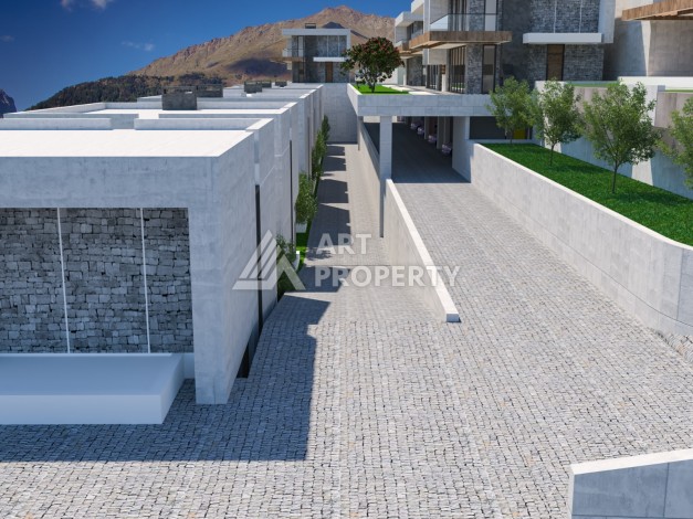 Роскошные виллы 3+1 и 4+1 видом на море от 210 до 273 кв.м. Каргыджак, Алания - Ракурс 36