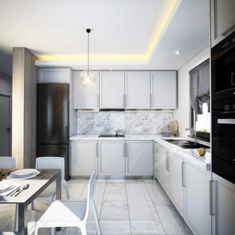 Отличный проект вилл на завершающем этапе строительства, в районе Каргыджак, Алания - Ракурс 10