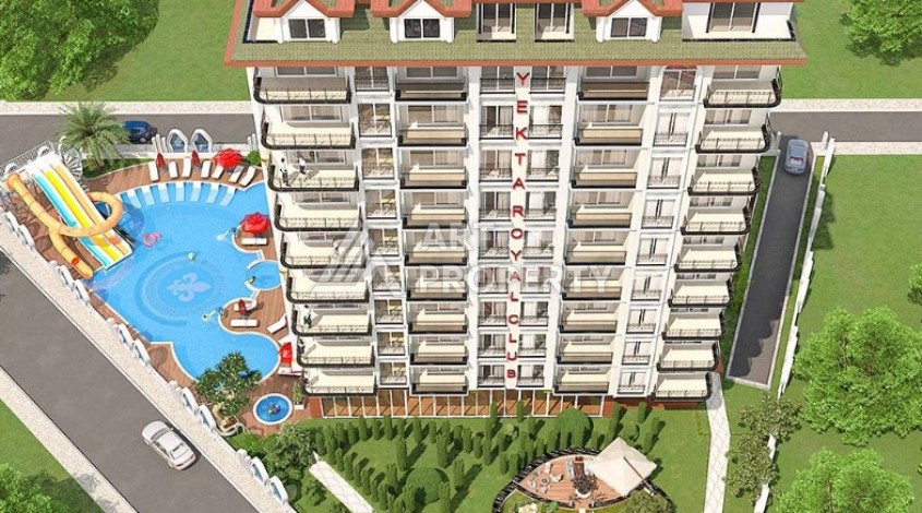 Квартира 1+1 в центре Алании, 53 кв.м. Элитная недвижимость - Ракурс 8