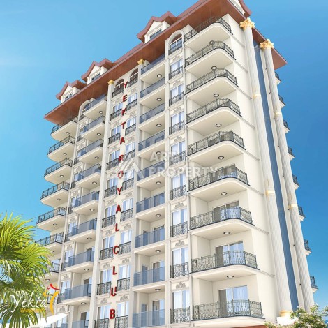 Квартира 1+1 в центре Алании, 53 кв.м. Элитная недвижимость - Ракурс 15