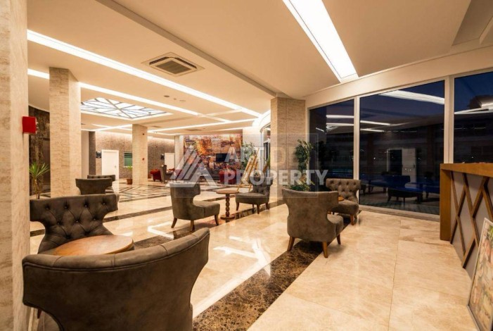 Меблированная квартира 2+1 в престижной резиденции, 100 кв.м. в Махмутларе - Ракурс 2