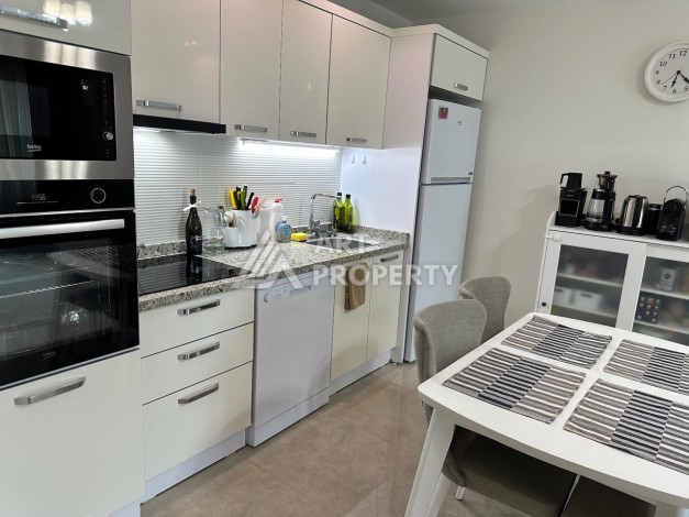 Меблированная квартира 2+1 в престижной резиденции, 100 кв.м. в Махмутларе - Ракурс 10