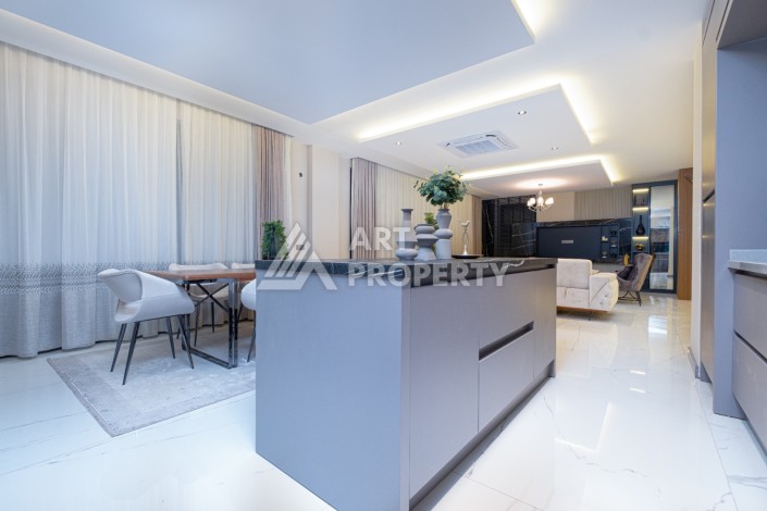 Шикарные виллы 4+1 в 600 метрах от моря. Каргыджак, Алания - Ракурс 8