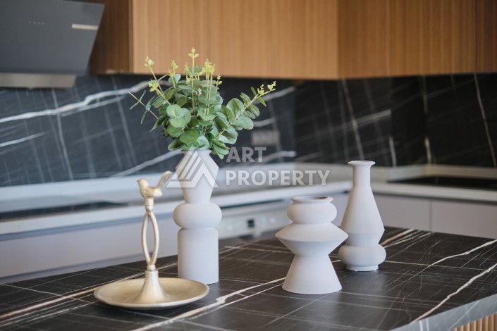 Шикарные виллы 4+1 в 600 метрах от моря. Каргыджак, Алания - Ракурс 10