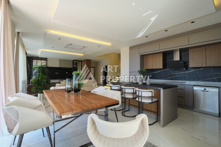 Шикарные виллы 4+1 в 600 метрах от моря. Каргыджак, Алания - Ракурс 12