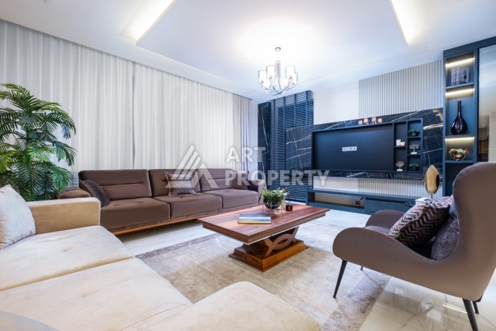 Шикарные виллы 4+1 в 600 метрах от моря. Каргыджак, Алания - Ракурс 14