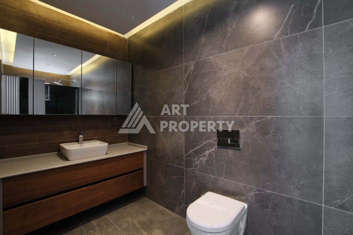 Шикарные виллы 4+1 в 600 метрах от моря. Каргыджак, Алания - Ракурс 18