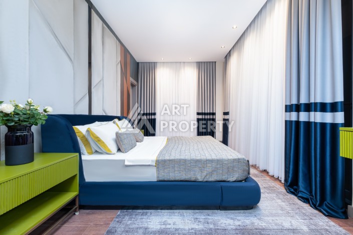 Шикарные виллы 4+1 в 600 метрах от моря. Каргыджак, Алания - Ракурс 21