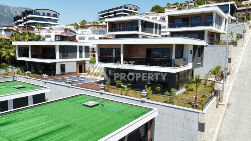 Шикарные виллы 4+1 в 600 метрах от моря. Каргыджак, Алания - Ракурс 24