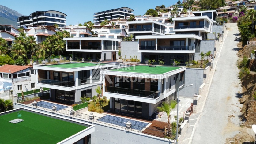 Шикарные виллы 4+1 в 600 метрах от моря. Каргыджак, Алания - Ракурс 25