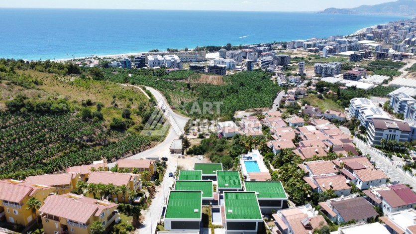 Шикарные виллы 4+1 в 600 метрах от моря. Каргыджак, Алания - Ракурс 30