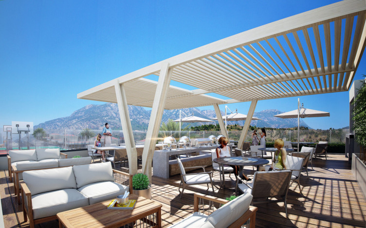 Отличный проект вилл на завершающем этапе строительства, в районе Каргыджак, Алания - Ракурс 25