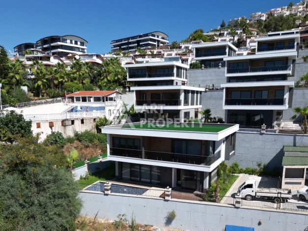 Шикарные виллы 4+1 в 600 метрах от моря. Каргыджак, Алания - Ракурс 33