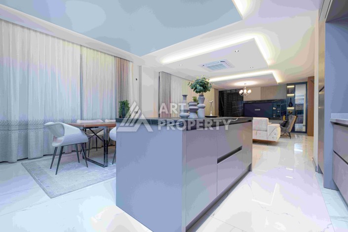 Шикарные виллы 4+1 в 600 метрах от моря. Каргыджак, Алания - Ракурс 36