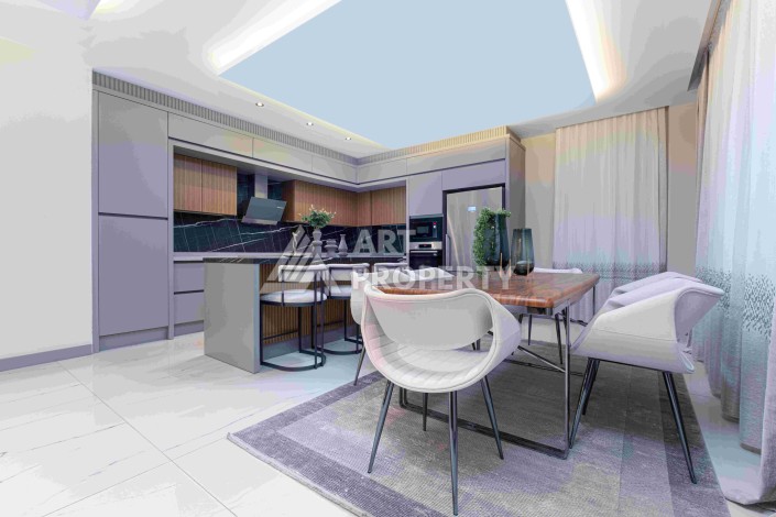 Шикарные виллы 4+1 в 600 метрах от моря. Каргыджак, Алания - Ракурс 38