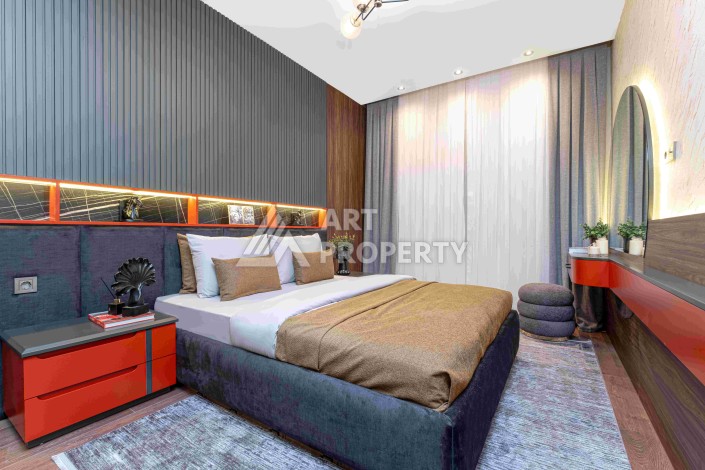 Шикарные виллы 4+1 в 600 метрах от моря. Каргыджак, Алания - Ракурс 40