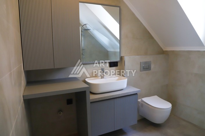 Роскошная вилла 4+1 с участком 525 кв.м. и бассейном. Тепе, Алания - Ракурс 20