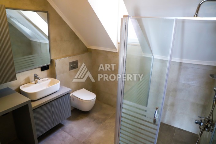 Роскошная вилла 4+1 с участком 525 кв.м. и бассейном. Тепе, Алания - Ракурс 28