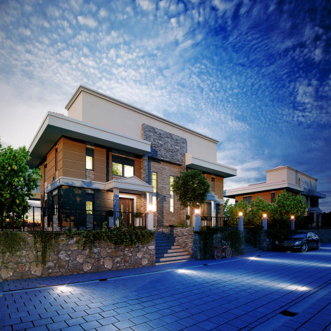 Отличный проект вилл на завершающем этапе строительства, в районе Каргыджак, Алания - Ракурс 31