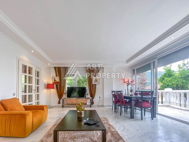 Меблированная вилла 2+1 в 5 минутах от центра, 150 кв.м в районе Тепе. Подходит под ВНЖ. - Ракурс 2