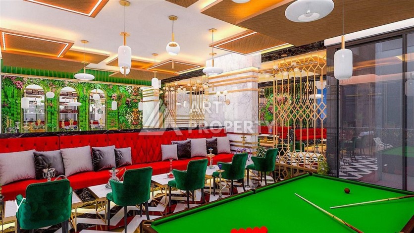 Квартира 1+1 в премиальной резиденции, 68 кв.м. Махмутлар, Алания - Ракурс 11