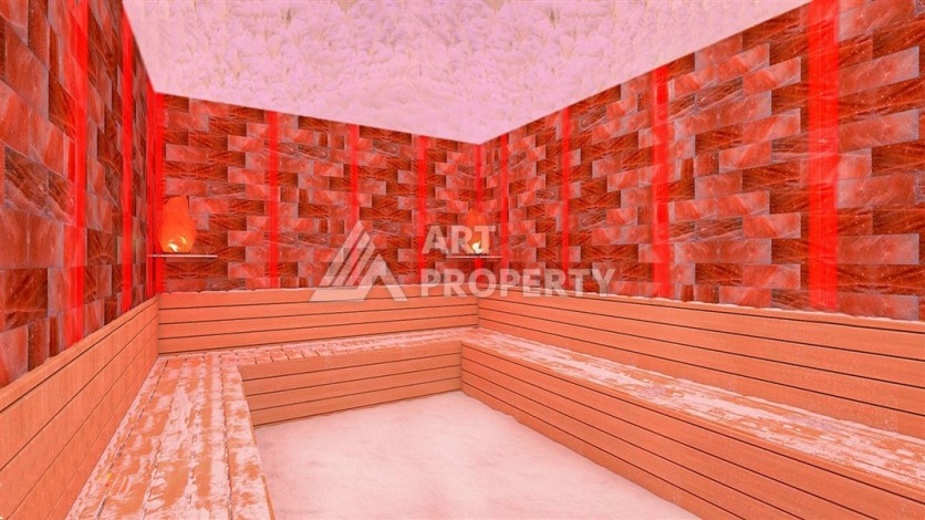 Квартира 1+1 в премиальной резиденции, 68 кв.м. Махмутлар, Алания - Ракурс 14